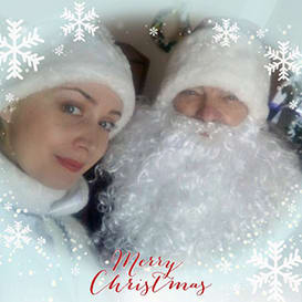 Аниматоры Дед Мороз и Снегурочка